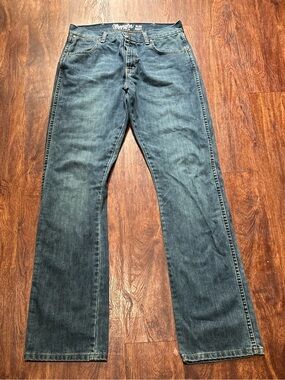 Wrangler Slim Bootcut Men's Jeans in Dark Blue